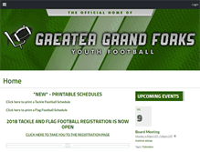 Tablet Screenshot of gfyouthfootball.com